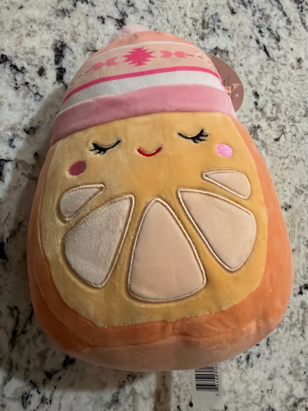 Squishmallows  CELIA Winter Orange Slice 8" SB 712-2 Plush 2022 Beanie NWT